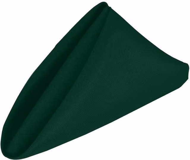 Neel Blue Reusable Polyester Table Napkins in Green, W/D/H: 50 x 50 x 0 cm