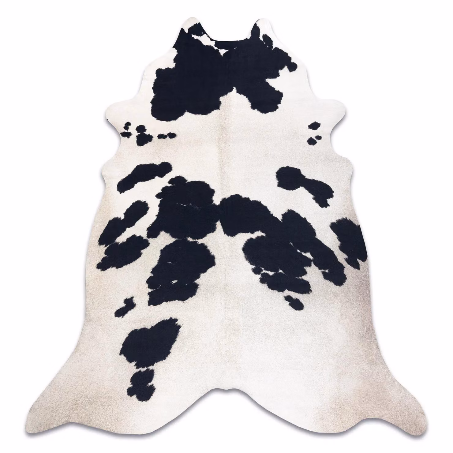 RugsX White Cow Hide Style Animal Print Rug, W: 155 cm, D: 195 cm – 2