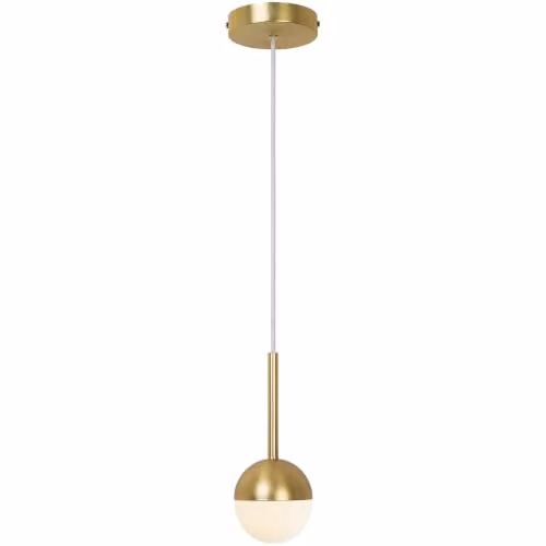 Nordlux Contina Sphere Pendant Light in Gold/Brass Metal and Glass with G9 Bulb Base – 1