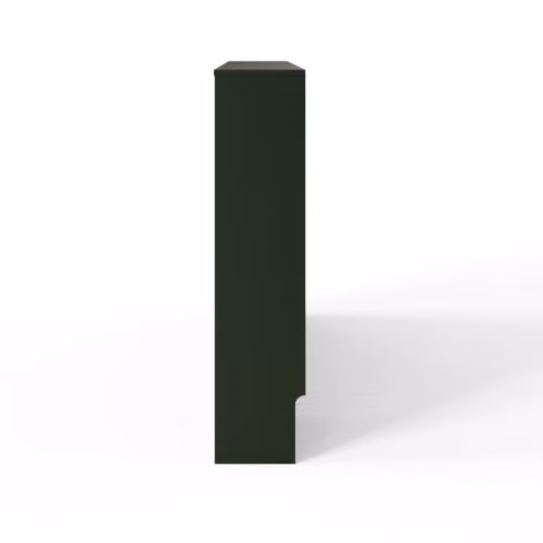 GFW Cooper Modern Slatted Radiator Cover with Storage Shelves in Forest Green, H 95.0 cm x W 141.6 cm x D 22.0 cm – 3