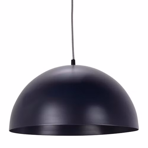 ValueLights Modern Blue Metal Dome Pendant Ceiling Light with LED Bulb