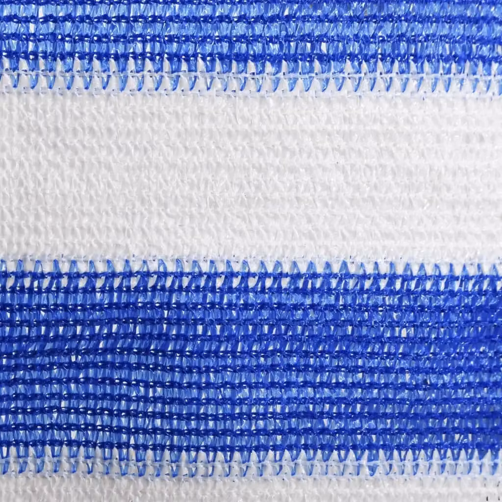 Berkfield Home Balcony Screen Blue and White W: 90 cm, L: 400 cm – 3