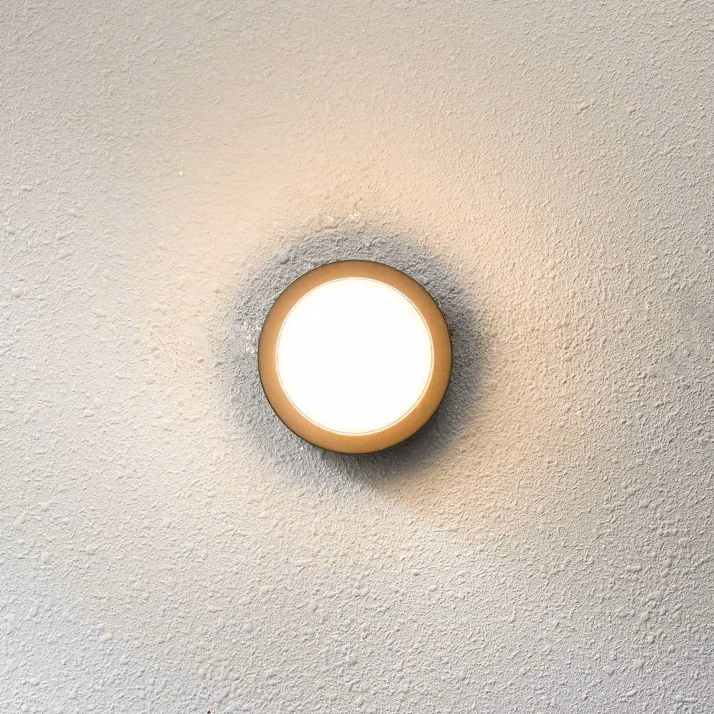 Netlighting Rosta Black Outdoor Flush Wall Lamp, 5W LED, 4000K Neutral White, IP54, 11 cm – 2