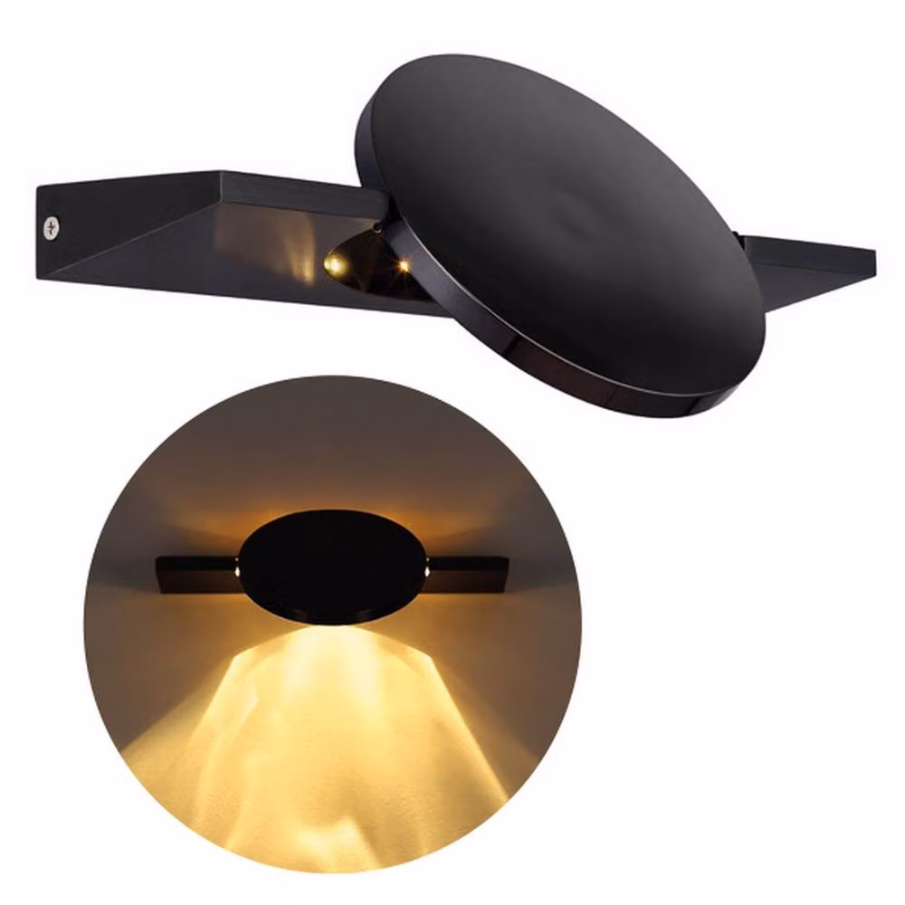Netlighting Jasper LED Wall Lamp in Grey Matt Gunmetal with Warm White Light – 4