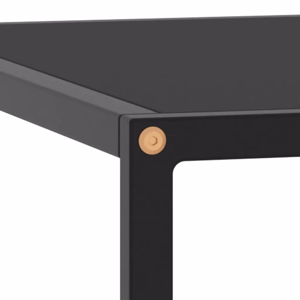 Berkfield Home Modern Black Glass Coffee Table, W/D/H: 60 x 60 x 35 cm – 4
