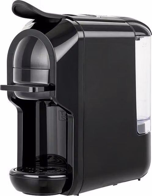 HOMCOM Black Pod Coffee Machine for Nespresso, Dolce Gusto Capsules and Ground Coffee, 19 Bar Semi Automatic Coffee Maker with 0.6 l Removable Tank – 1