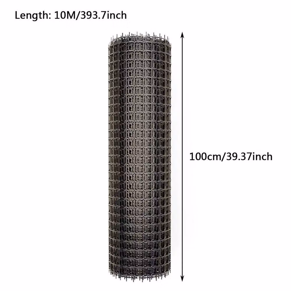 Flavora Black PVC Coated Plastic Garden Safety Fence Mesh, 0.6m2 – 3