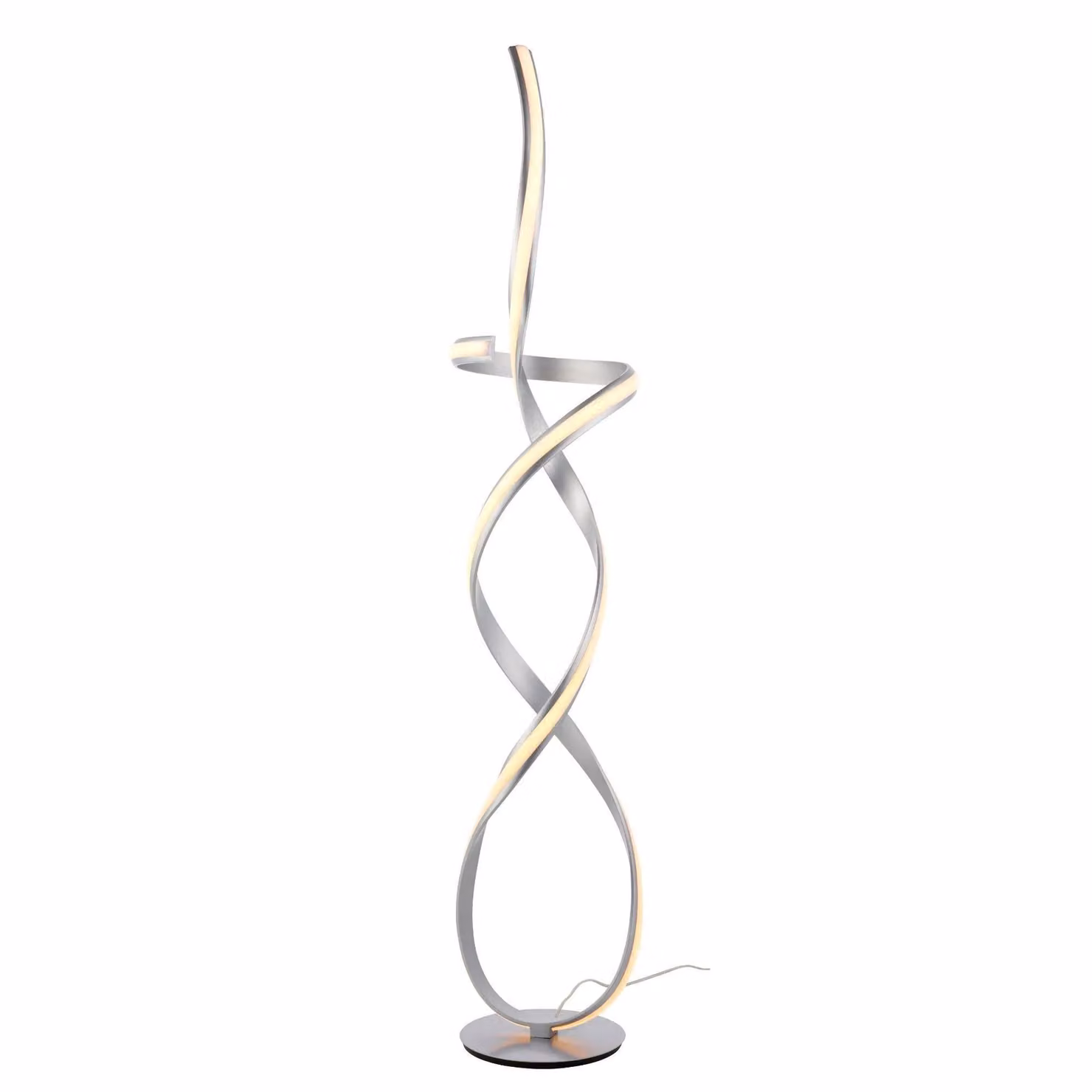 Pagazzi Zkylar LED Arc Floor Lamp in Silver – 2