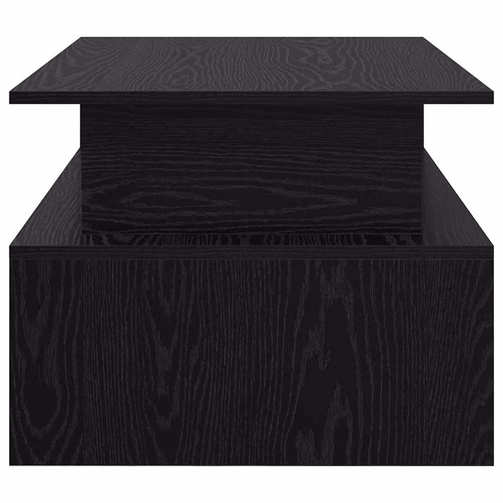 Berkfield Home Traditional Coffee Table in Black Oak, W/D/H: 90 x 55 x 42.5 cm – 5