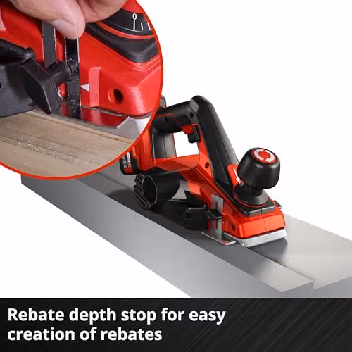 Einhell TE-PL 18/82 Li-Solo Cordless Planer in Red and Black – 6