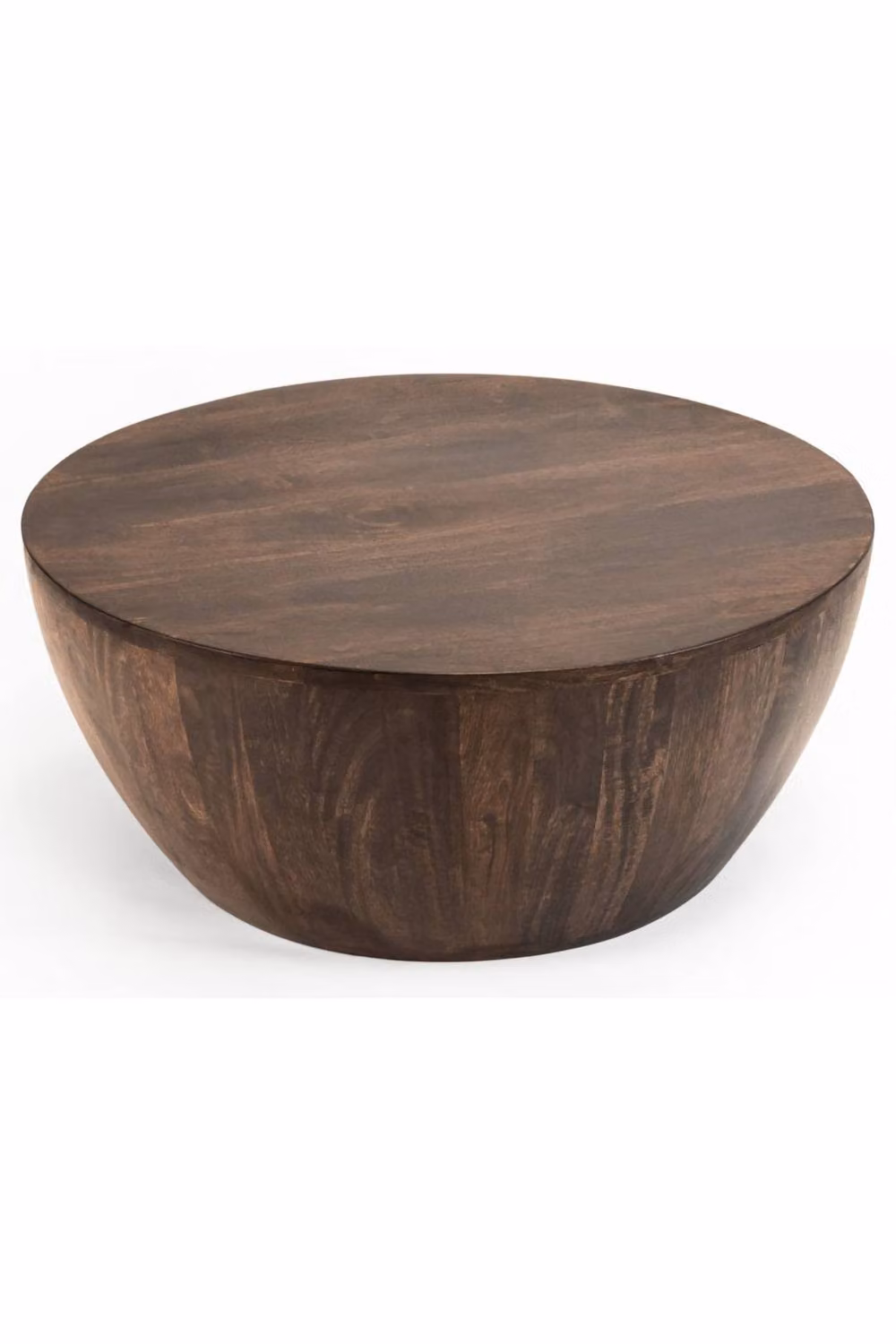 IH Design Bathwick Natural Dark Mango Wood Coffee Table, Brown, W/D/H: 70 x 70 x 30 cm – 2