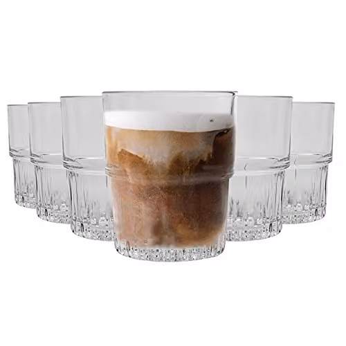 Duralex Empilable Stackable Glass Tumblers, 200ml, Transparent, Pack of 12