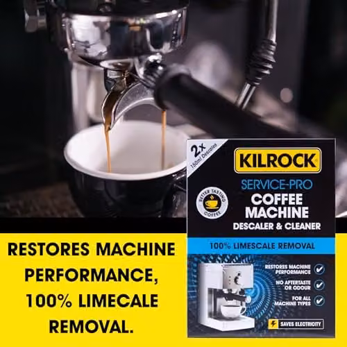 Kilrock Service-Pro Coffee Machine Descaler and Cleaner, 2 x 150ml, Blue – 3