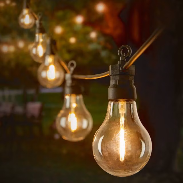 Premier 10 LED Connectable Vintage Festoon String Lights in Warm White