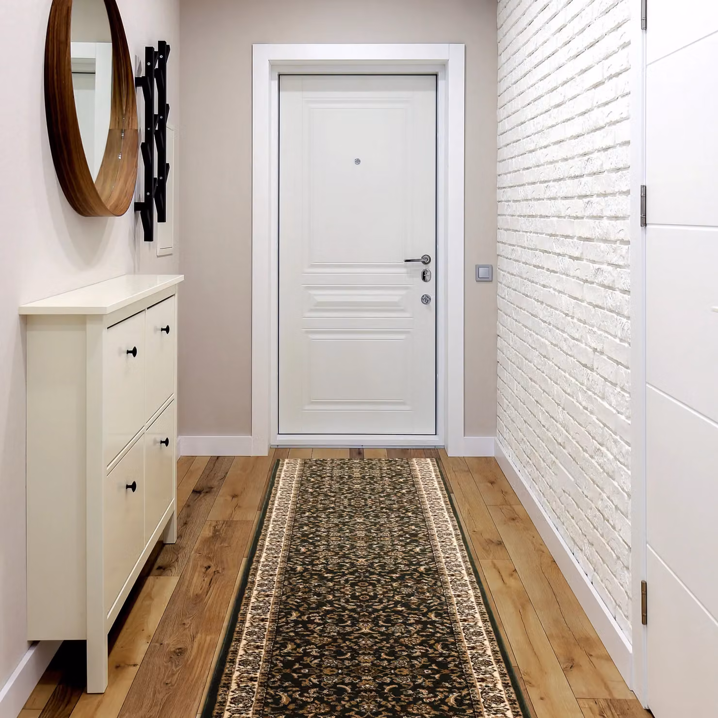 RugsX Heat-Set Royal Oriental Runner in Green, W/D/H: 100 x 230 cm – 3