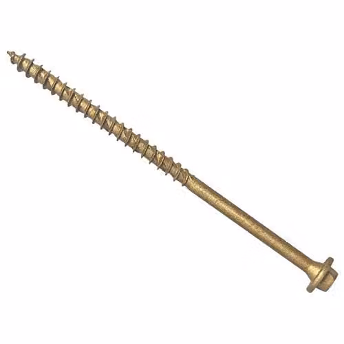 Forgefix Self-Drilling Wood Screws with Torx Drive, Gold/Beige, 50 Pack, Diameter: 7.0 mm, Length: 150 mm