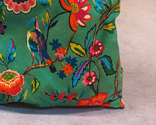 Riva Home Floral Reversible Duvet Cover and Pillowcase Set in White and Yellow – 5