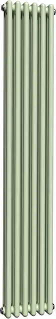 Lux Heat Vertical Coloured Column Radiator in Mint Ice Cream, H 180 cm x W 29 cm