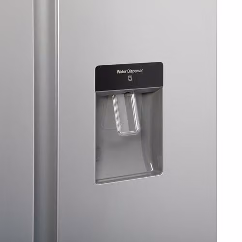 Willow 430L Side by Side American Style Fridge Freezer in Silver with Total No Frost and Water Dispenser – 3