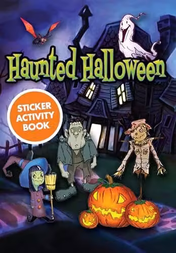 Dover Haunted Halloween Sticker Activity Book in Multicolour