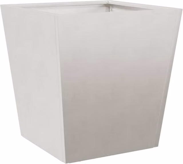 Berkfield Home Silver Stainless Steel Garden Planter Tub W/D/H: 40 x 40 x 40 cm – 1