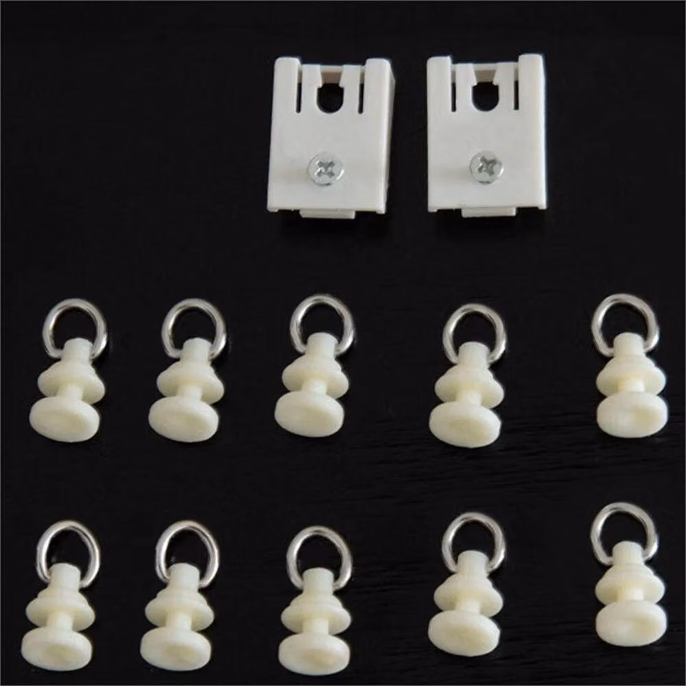 Nordara White Coiled Curved Curtain Track Rail with Gliders for Bay Windows, 3m – 3