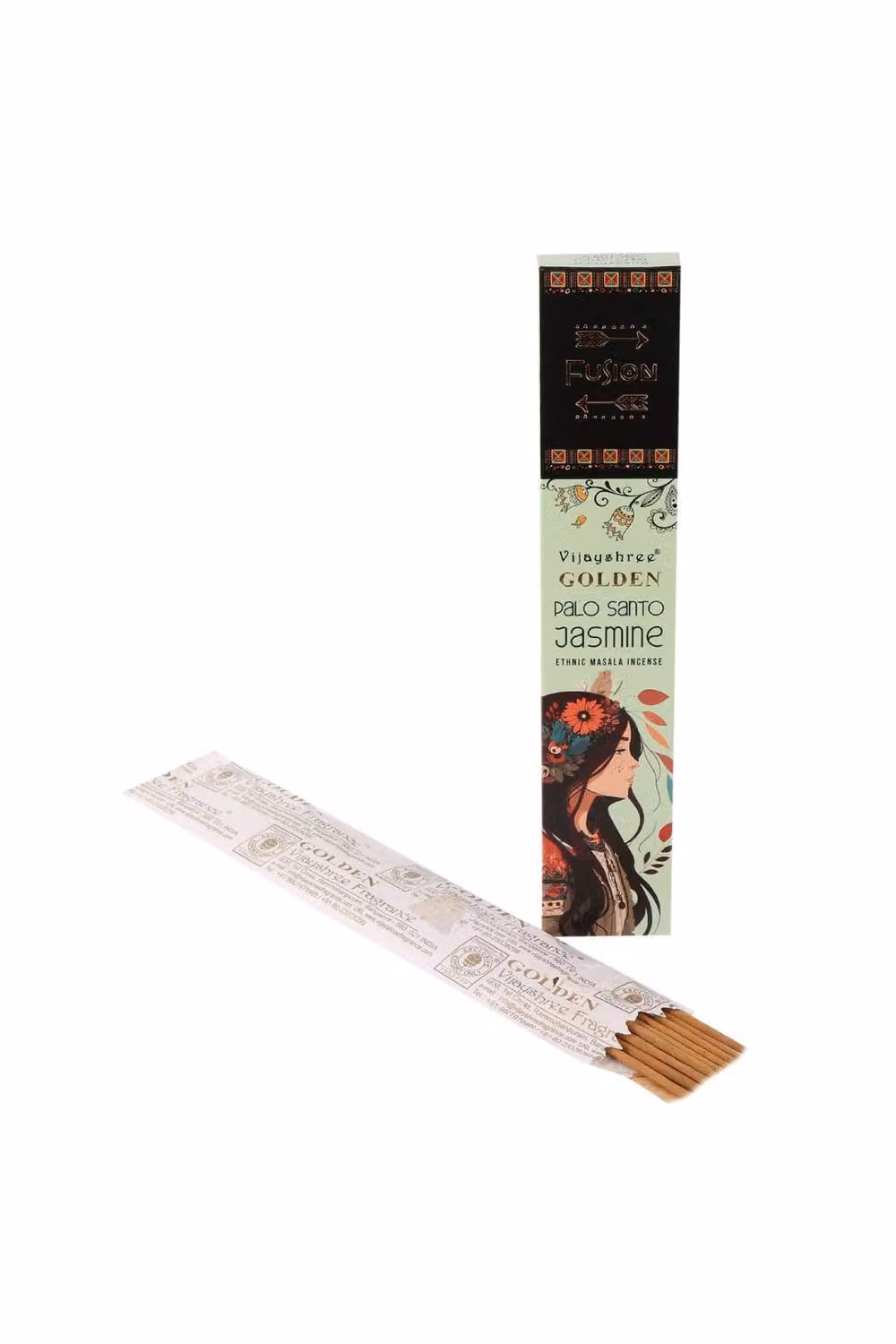 KDMD Golden Palo Santo and Jasmine Incense Sticks, 15g, Gold – 3