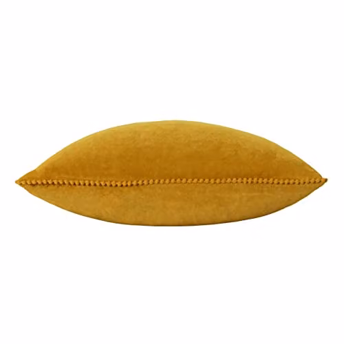 Riva Home Cosmo Velvet Rectangular Cushion, Yellow, W: 50 cm, H: 30 cm, D: 30 cm – 2
