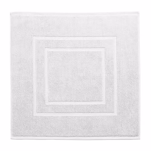 Christy Brixton White Cotton Bath Mat, W/D: 60 x 60 cm – 1