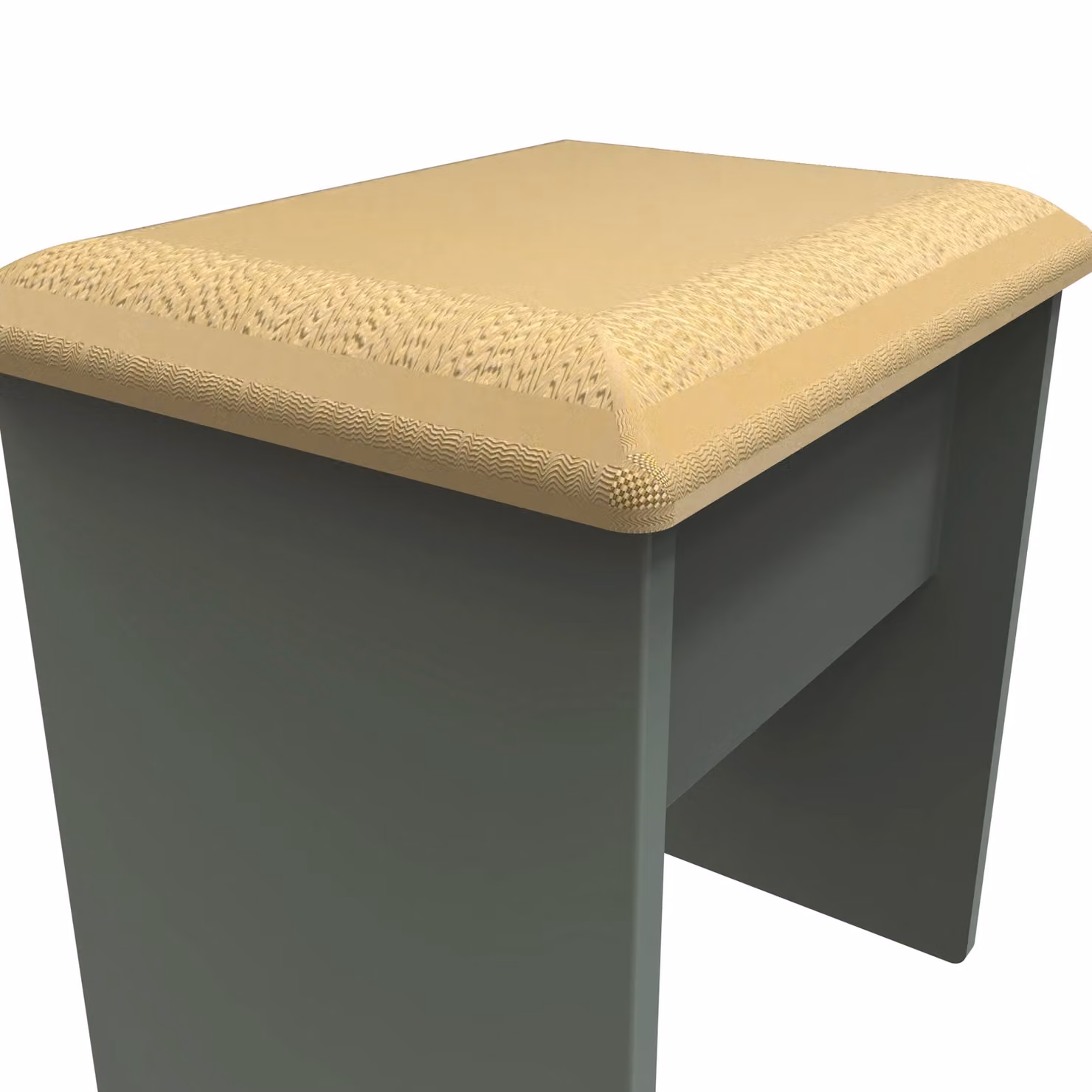 Ready Assembled 2 U Bexley Stool in Pale Green with Gold Metal Frame – 3
