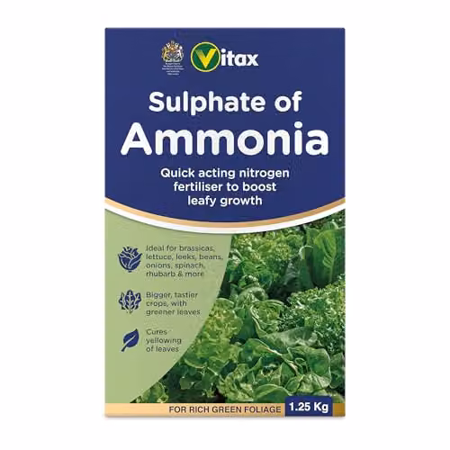Vitax Sulphate of Ammonia Fertiliser, 1.25 kg