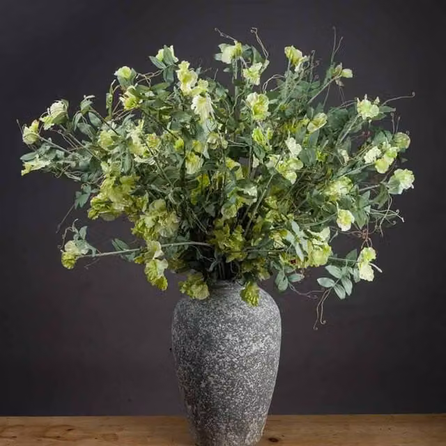 Lemon Pavilion Furniture and Decor Green Wisteria Stem Artificial Plant, W27 x D27 x H113 cm