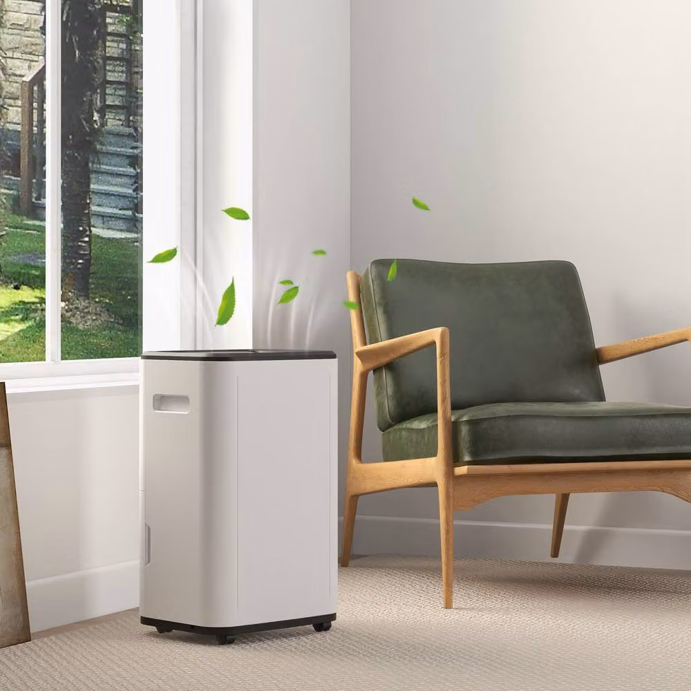 Rolipo Portable Dehumidifier with 24H Timer and 6000mL Tank, White – 3