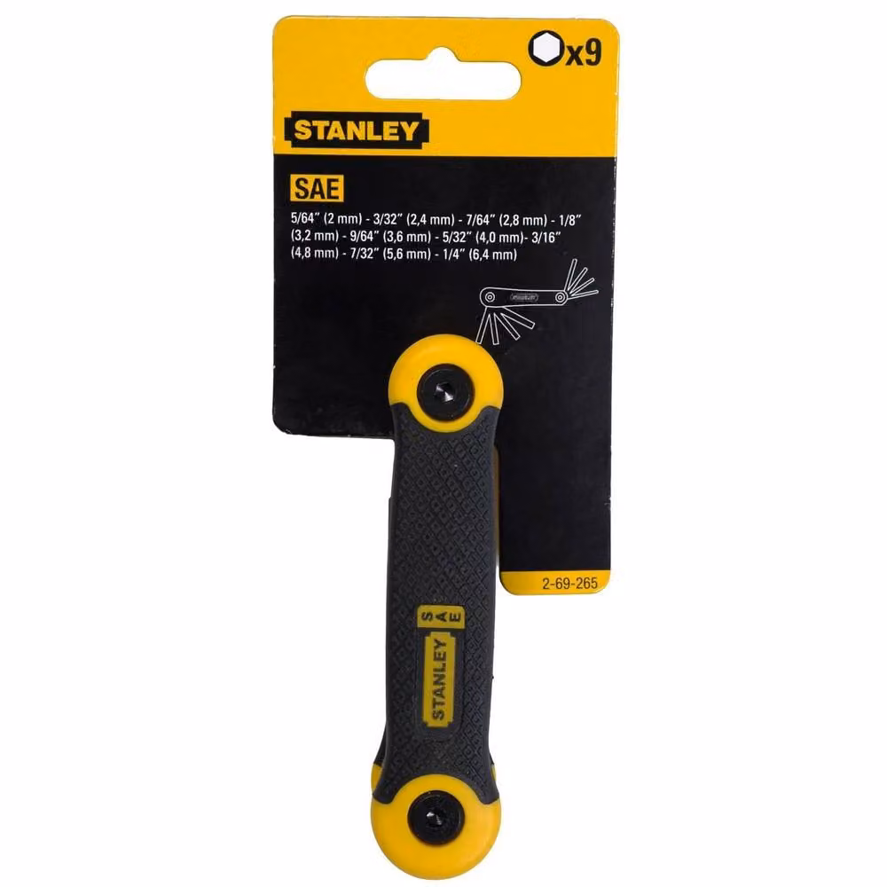 Stanley Hex Key in Black – 3