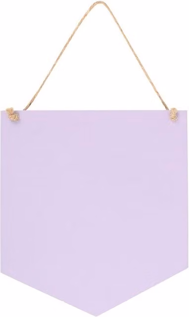 KDMK Hocus Pocus Halloween Hanging Sign Decor in Purple