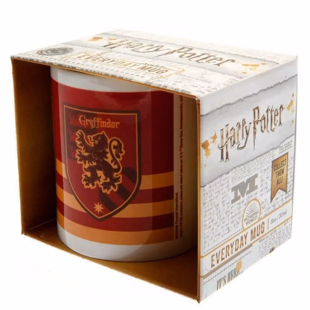 Harry Potter Striped Ceramic Mug in White – 4