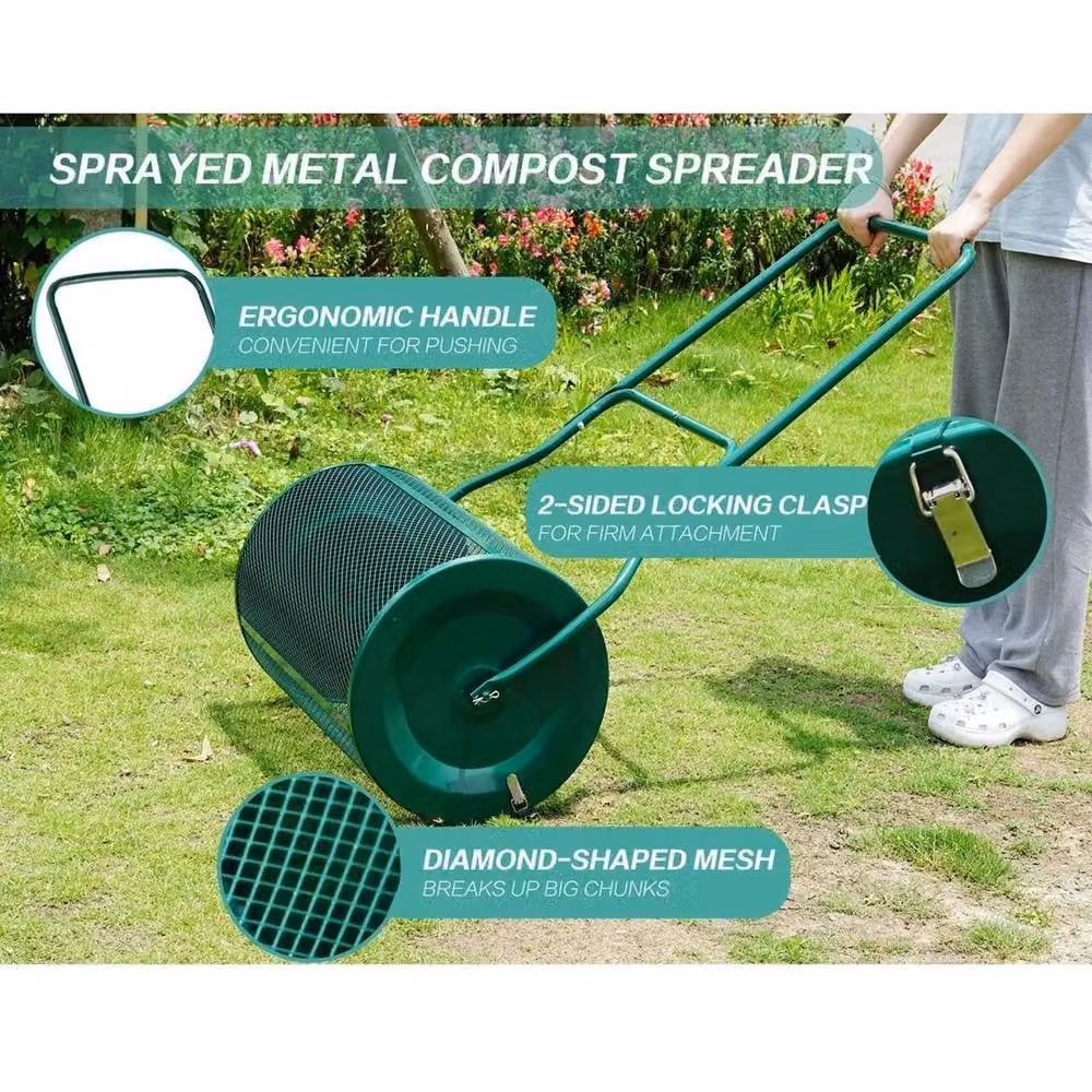 Havendro Green Manual Garden Compost Spreader, 76L Capacity – 2