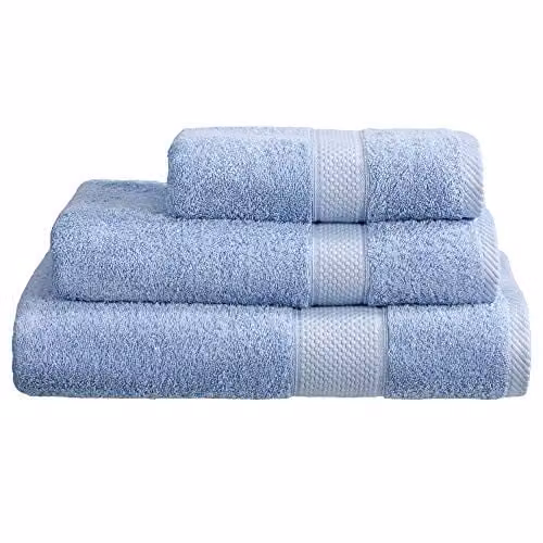 Linens Limited Turkish Cotton Face Cloth in Blue