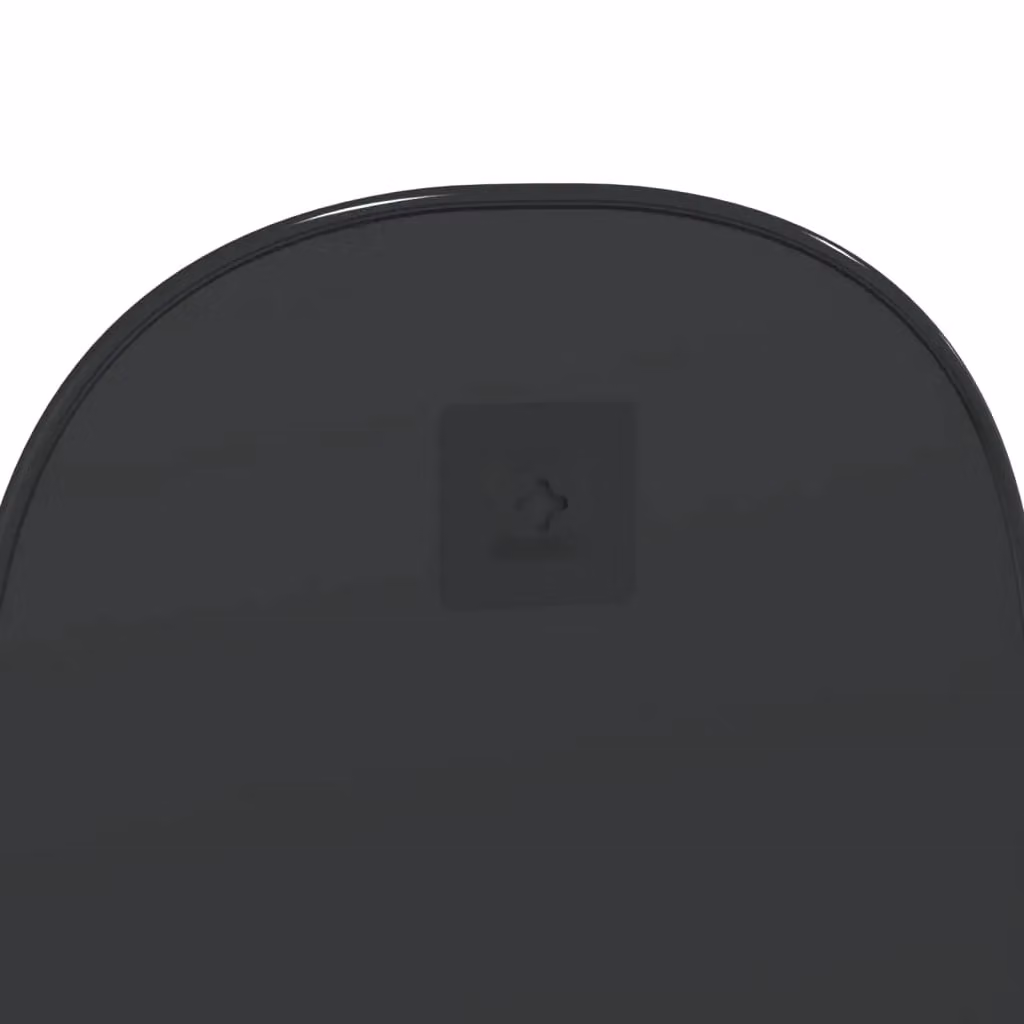 Berkfield Home Minimalist Oval Wall Mirror, Black, W: 50 cm, H: 35 cm – 3
