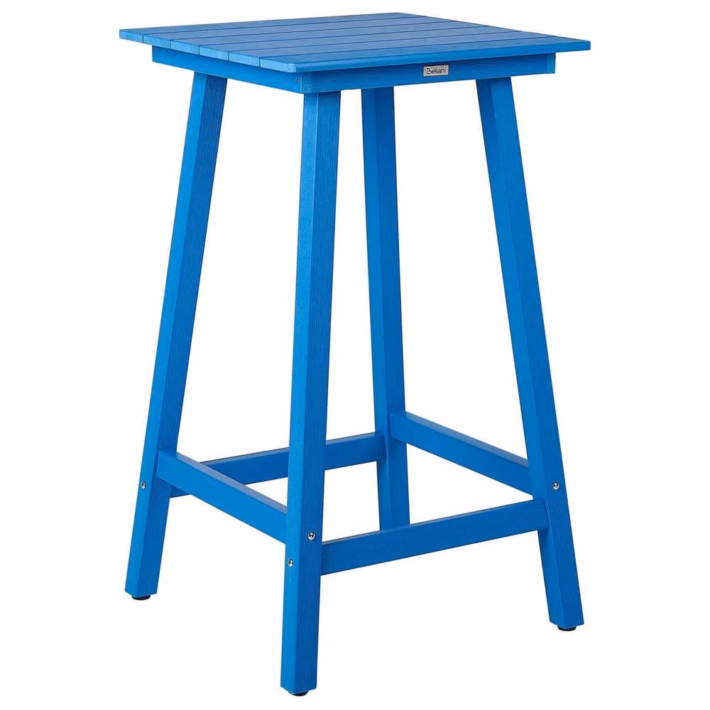 Wyld and Coco Blue UV-Resistant Outdoor Garden Bar Table, W/D: 59 x 59 cm – 2