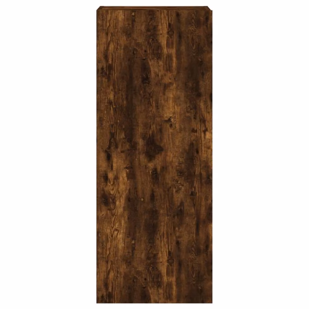 Berkfield Home Smoked Oak TV Wall Cabinet, Brown, W/D/H: 40.5 x 30 x 102 cm – 5