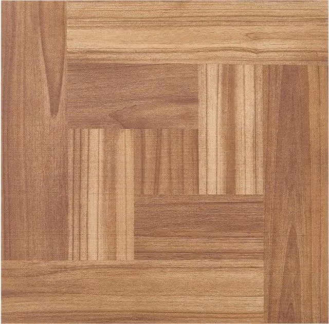 Darphe Self Adhesive Wood Effect Vinyl Flooring in Brown