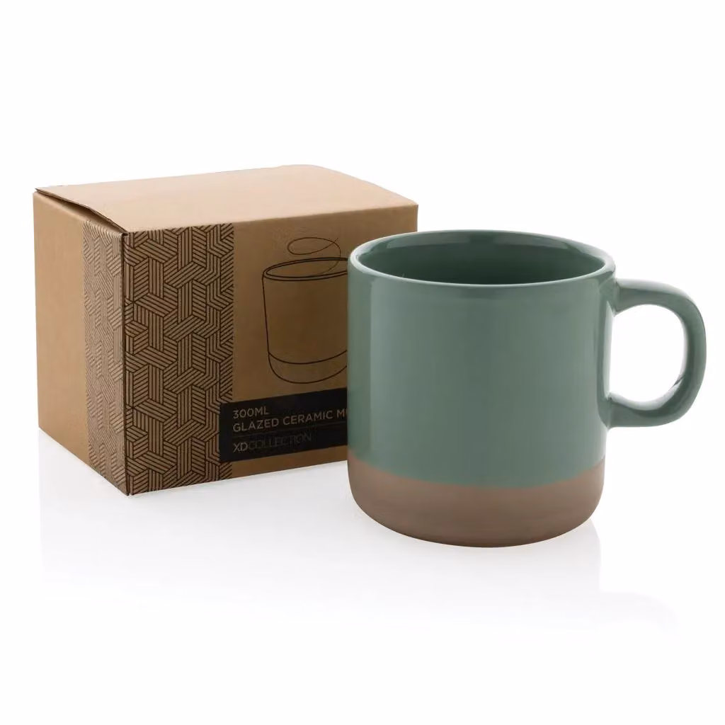 XD Design Green Glazed Ceramic Mug, 360ml – 2
