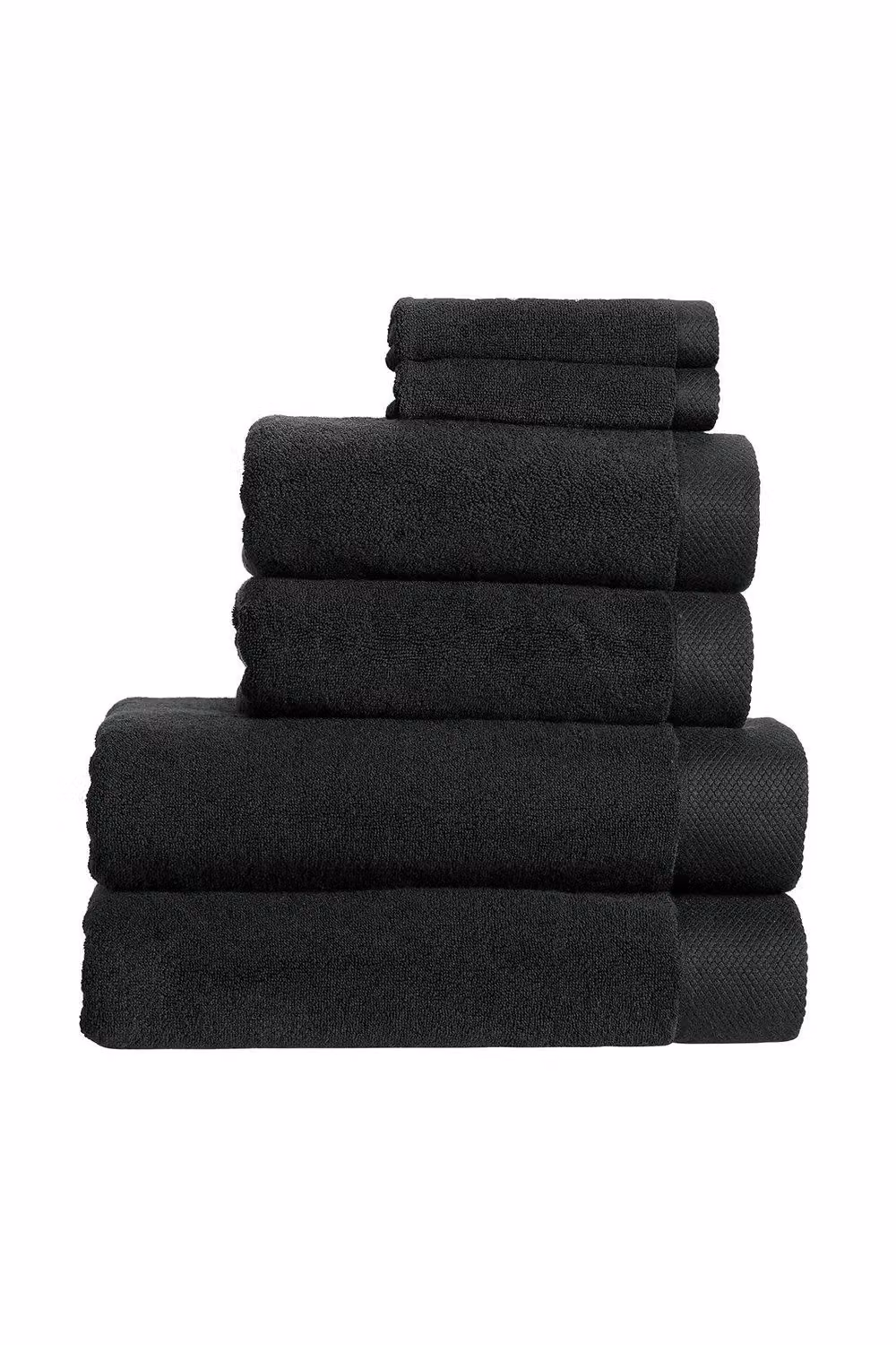 Christy Luxe Elegant 100% Turkish Cotton Towels, 730GSM, Black – 2