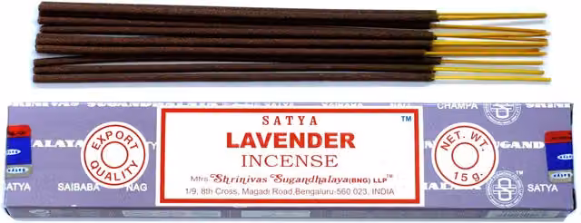 Ancient Wisdom Satya Lavender Floral Incense Sticks, 15g, Purple – 2