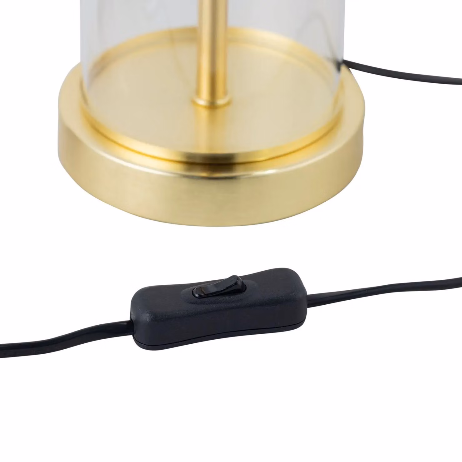 First Choice Lighting Aura Set of 2 Table Lamps in Gold and Satin Brass with Fabric Shades – 4