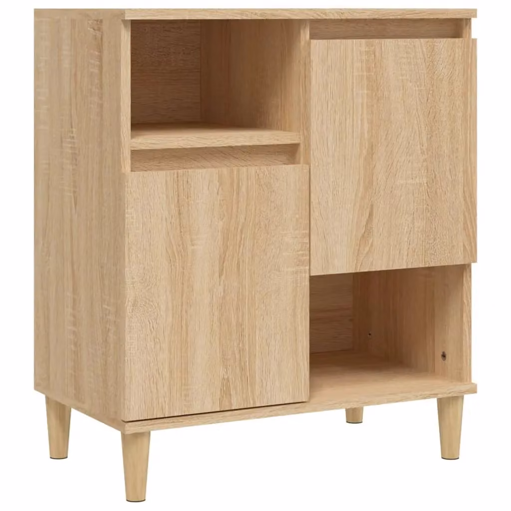 Berkfield Home Sonoma Oak Sideboard in Brown, W/D/H: 60 x 35 x 70 cm – 2