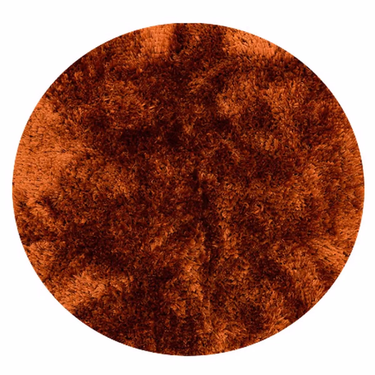 The Rug Shop UK Handmade Plain Shaggy Sparkle Luxurious Anti-Shed Area Rug in Orange, W: 120 cm, L: 170 cm – 5