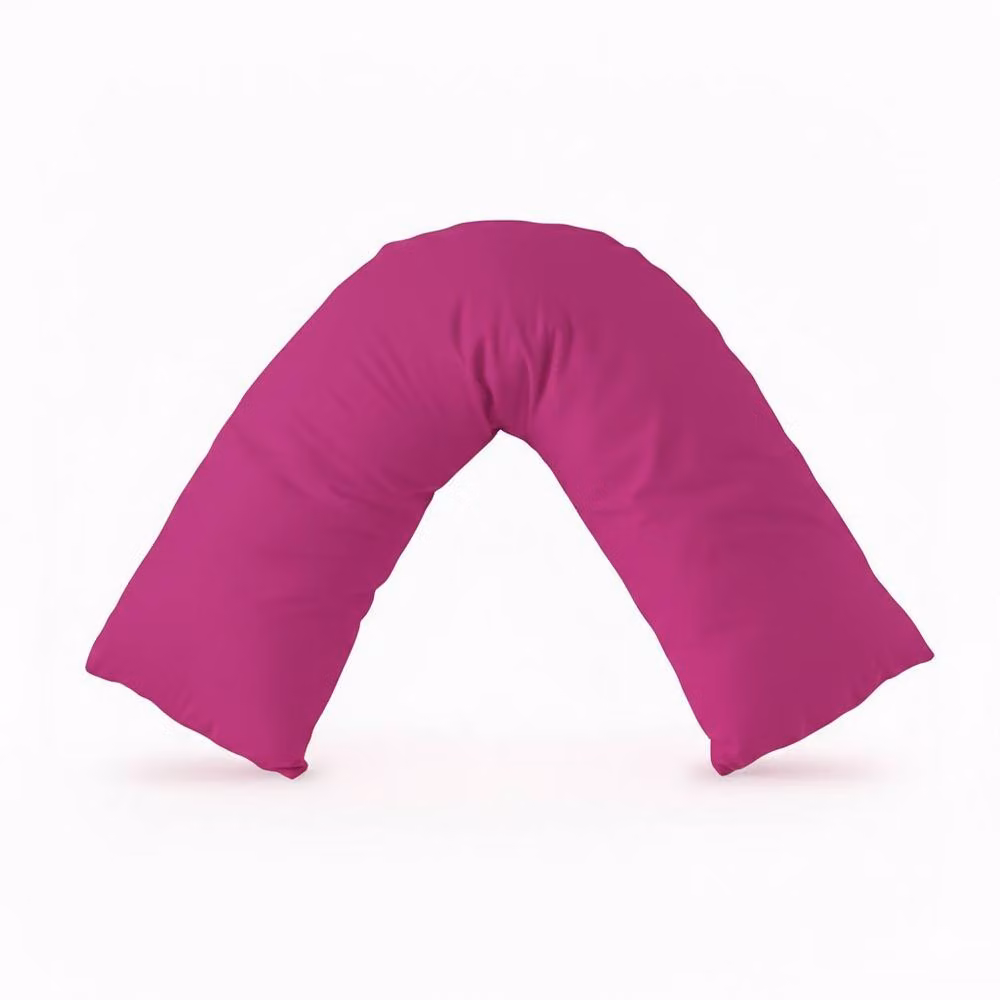 Snug City V Shape Maternity Pillowcase in Pink Polycotton – 2