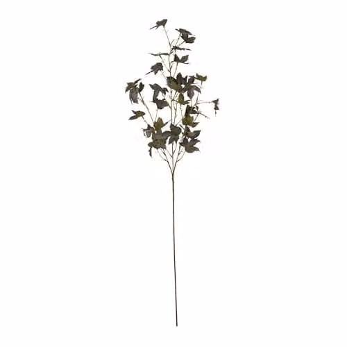 Love Lace Hill Interiors Artificial Variegated Maple Leaf in Green, W28 x D28 x H97 cm